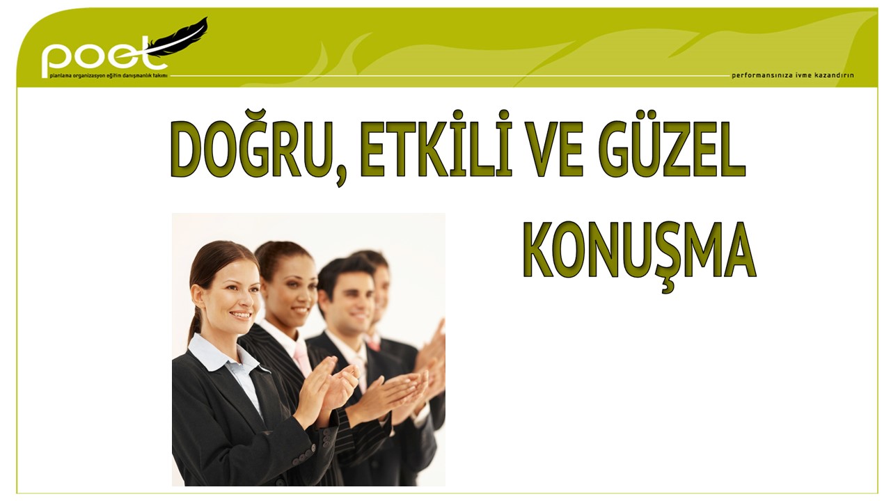 Doğru, Etkili ve Güzel Konuşma