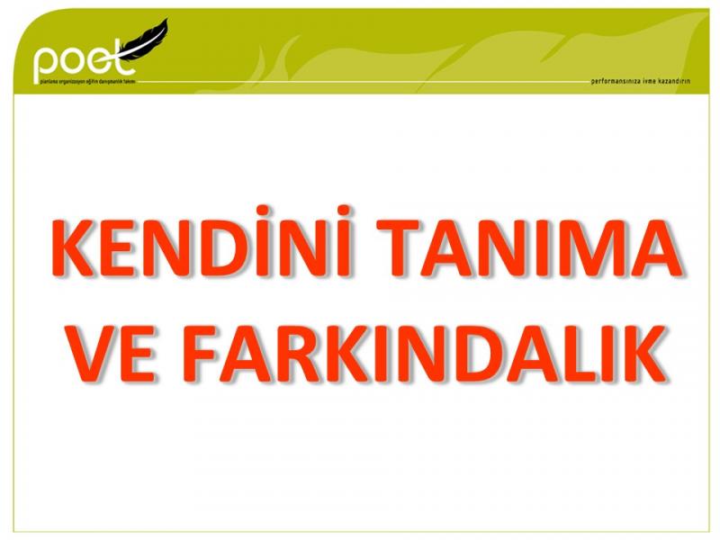 AEMTEM - Kendini Tanıma ve Farkındalık