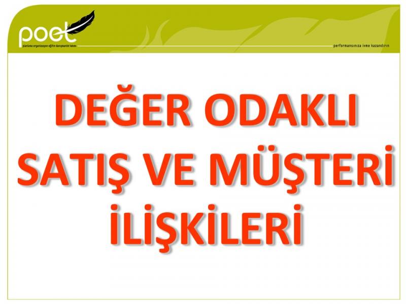 ARMACELL - Değer Odaklı Satış ve Müşteri İlişkileri