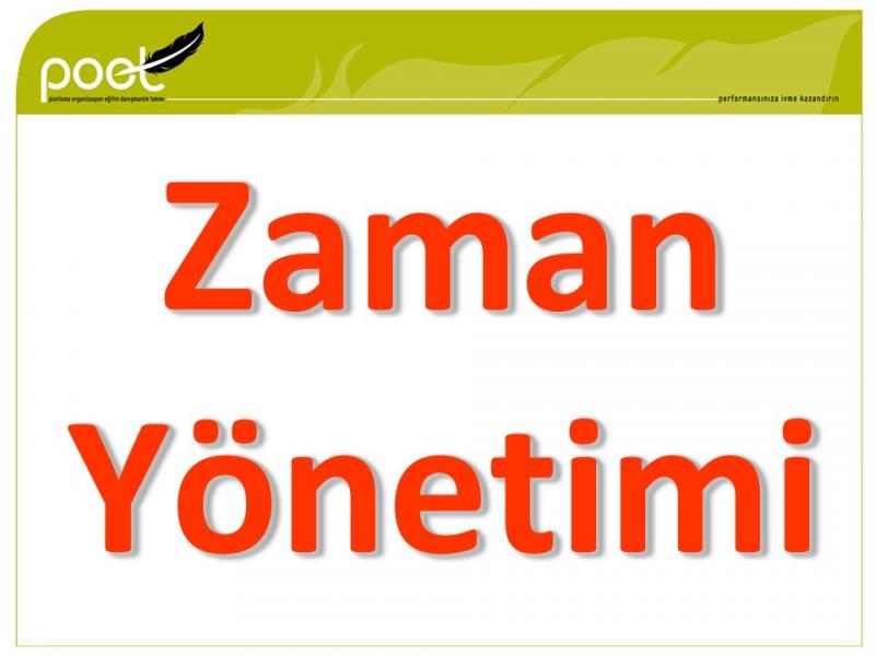 OPTIBELT - Zamanımı Yönetiyorum