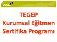 TEGEP - KURUMSAL EĞİTMEN SERTİFİKA PROGRAMI