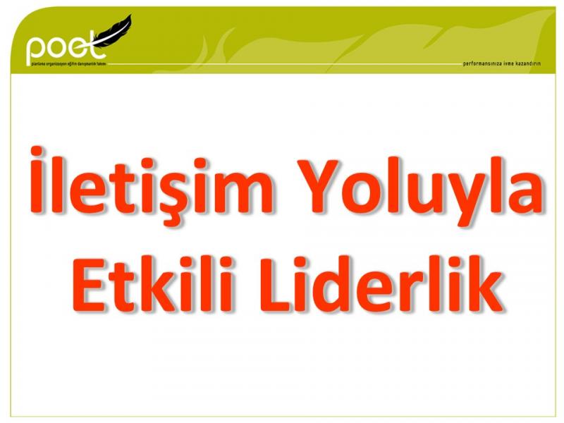 Toyota - İletişim Yoluyla Etkili Liderlik Ocak 2025